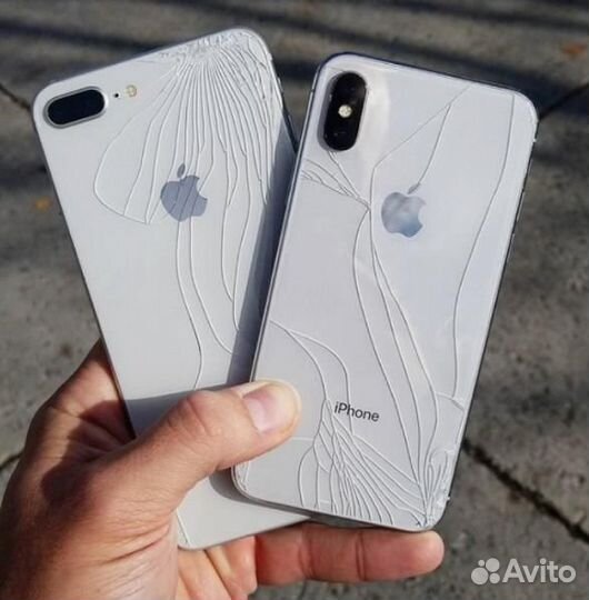 Заднее стекло iPhone 13 + установка