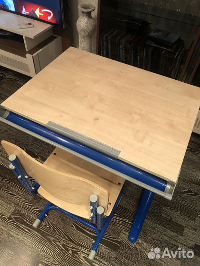 Растущая парта и стул дэми