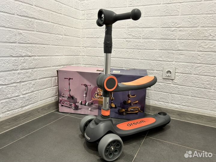 Новый самокат беговел трехколесный Sportsbaby