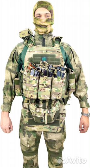 Подсумок для 3 магазинов ак открытого типа