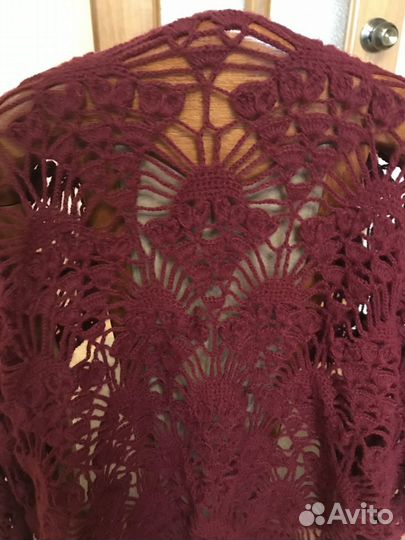 Платки шали вязаные ручной работы. Новые