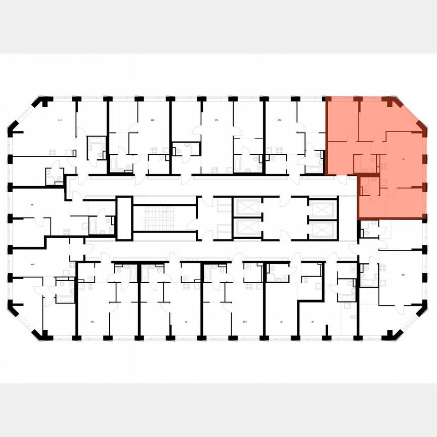 3-к. квартира, 80 м², 32/32 эт.