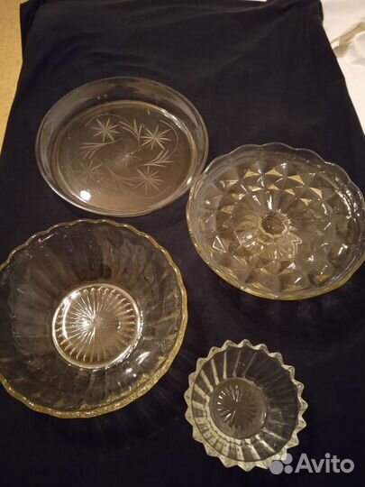 Посуда из стекла. СССР 60-Е - 80-Е гг