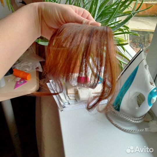 Новый шиньон чёлка волосы