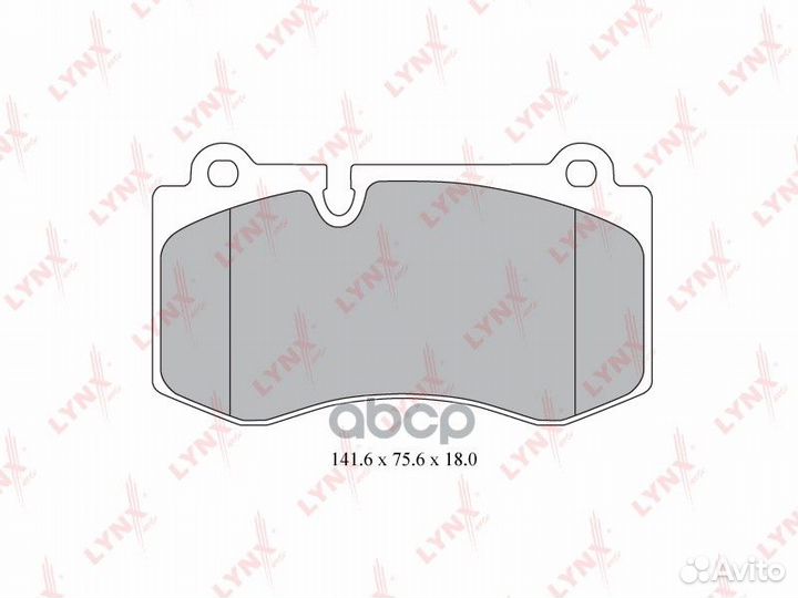 Колодки тормозные BD5349 lynxauto