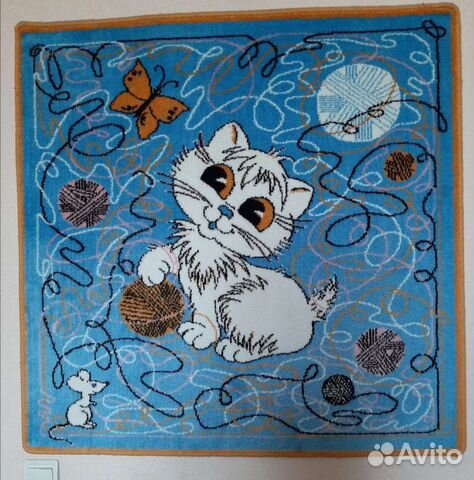 Ковер детский с котёнком