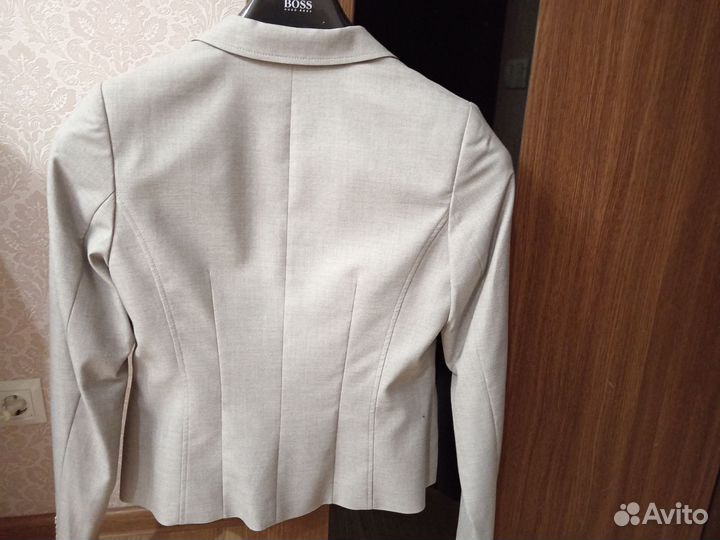 Твидовый пиджак женский 44 46