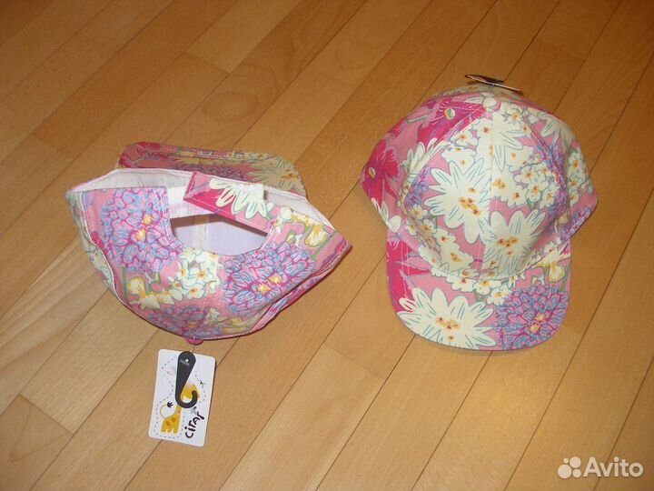 Новые кепки с липучкой хлопок 52-54 марка Ciraf