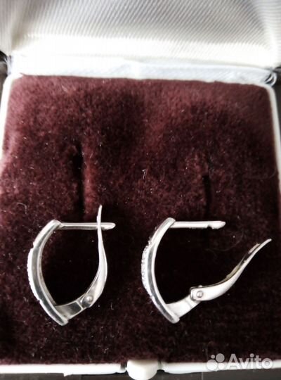 Серебряные серьги