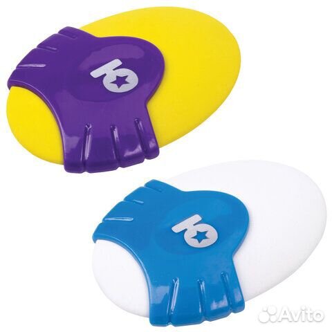 Ластик юнландия Морские камушки, 48х36х12 мм, цвет