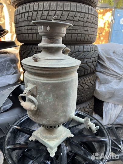 Самовар на дровах старинный