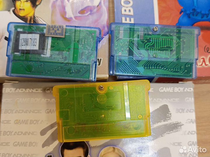 Игры для game boy GBA 007, THE king OF fighters EX