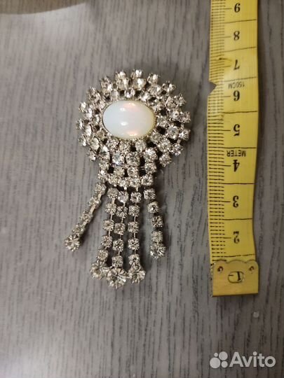 Винтажная брошь Чехословакия, бу