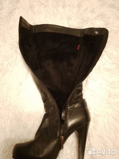 Сапоги осень размер 37 натур кожа