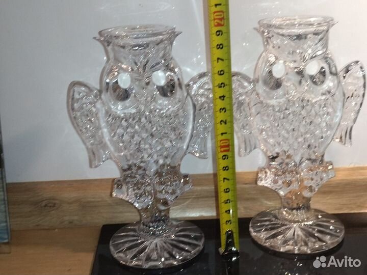 Подсвечники хрусталь