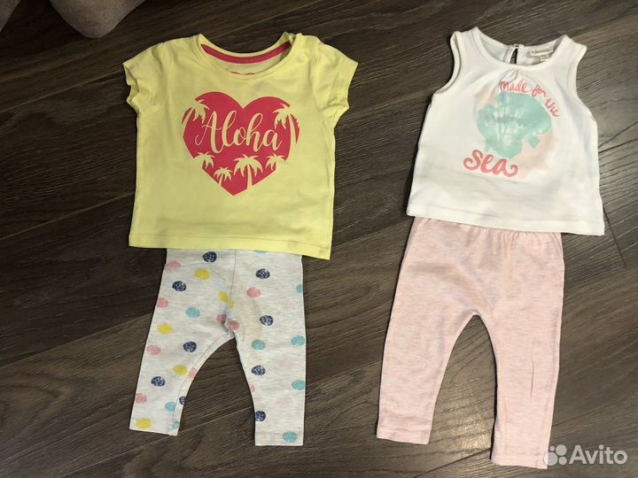 Вещи на девочку 3-6 месяцев
