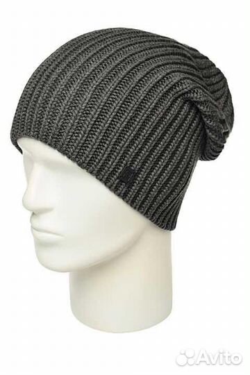 Мужская шапка новая серая