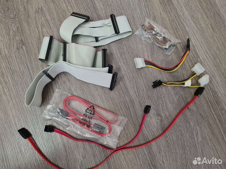 Кабель питания и шлейф ide SATA molex