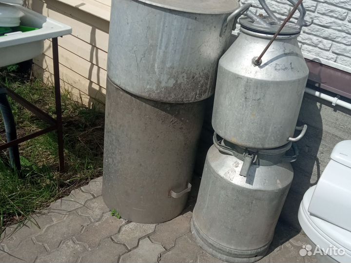 Фляга алюминиевая, кастрюля, самогонный апп, СССР