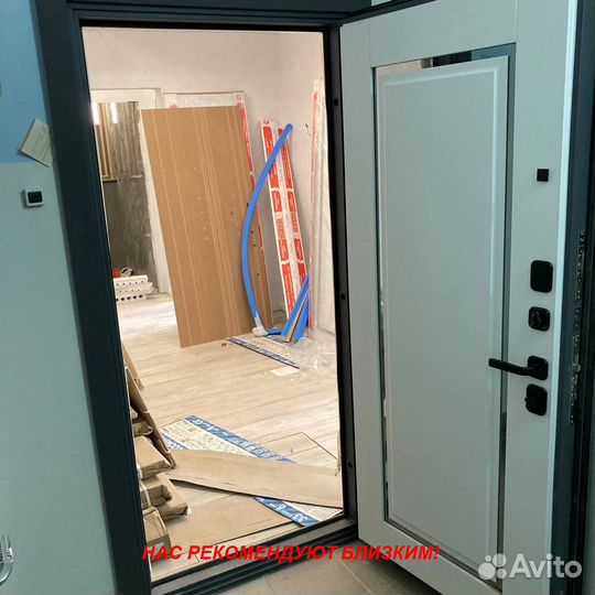 Тяжелая дверь металлическая установка в подарок