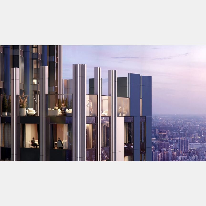 1-к. квартира, 42,3 м², 2/56 эт.