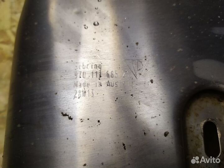 Насадка на глушитель Porsche Panamera