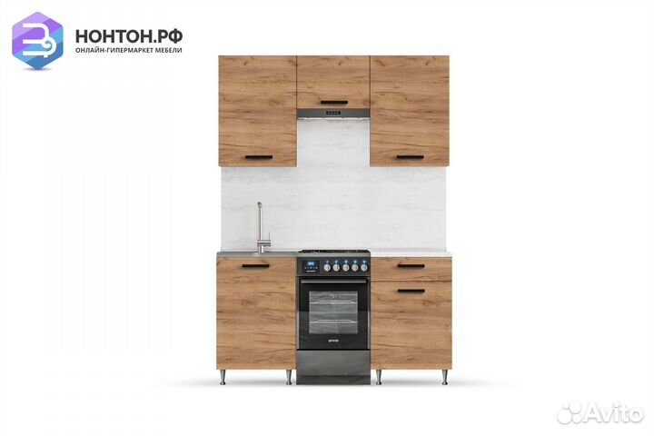 Кухня Рио 1.5 м дуб крафт