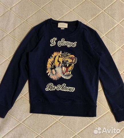 Свитшот gucci tiger оригинал купить в Домодедово по низкой цене с