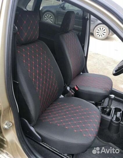 Автомобильные чехлы из жаккарда ваз2112, Priora