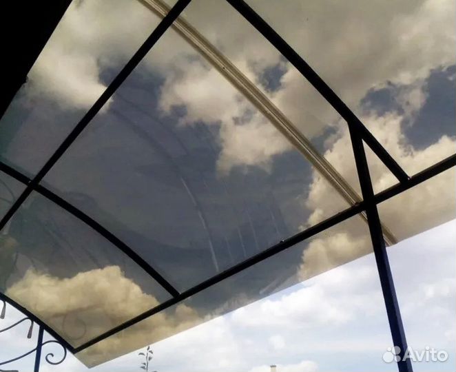 Поликарбонат монолитный 10 мм серый