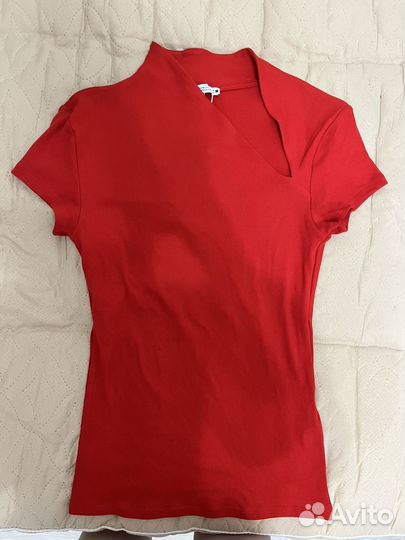 Футболка женская красная zara новая