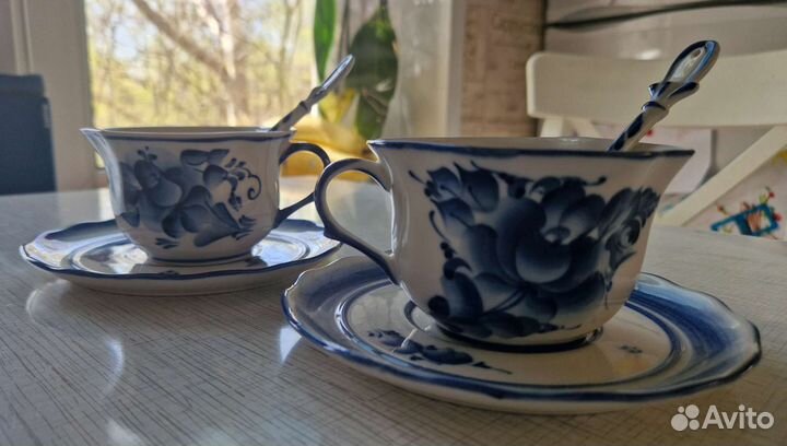 Чайная пара (гжель)