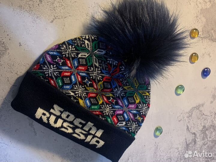 Подарочный набор Шапка и шарф Олимпиада Сочи 2014