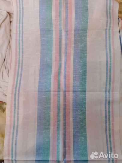 Лён на простынь, полотенца СССР