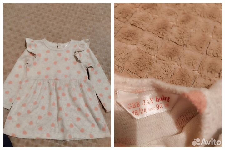Платье для девочки 86 92 98