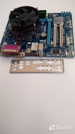 Материнская плата сокете1155 с процессором и памят