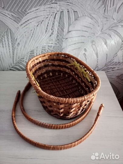 Корзины плетеные из ивы, ротанга