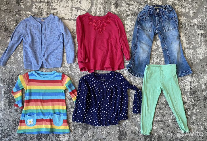 Вещи пакетом на девочку 2-3 года 12 ед