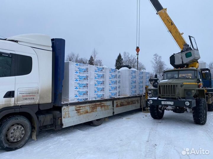 Газобетонные блоки Пеноблоки с завода Бонолит