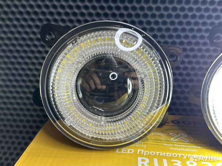 Bi LED птф Белый/Желтый Vesta, Granta FL и др