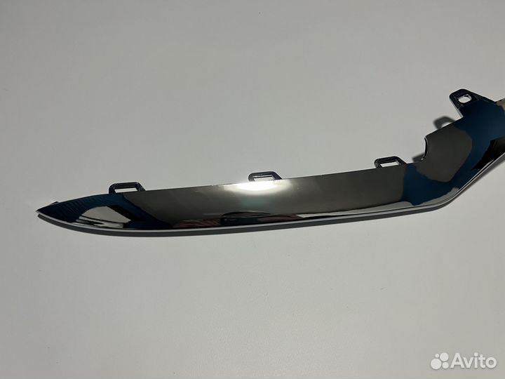 Правый хром бампера Mercedes W212 AMG рестайлинг