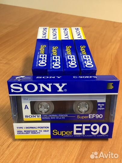 Аудиокассеты sony EF90