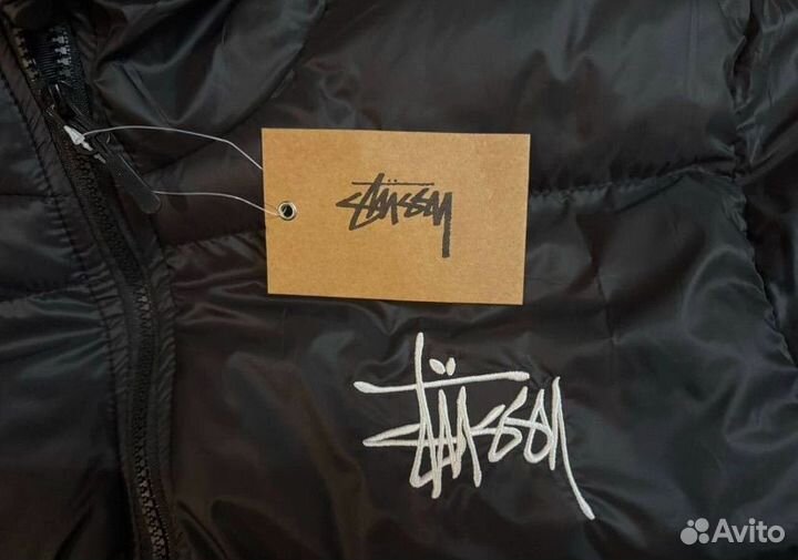 Пуховик Stussy micro ripstop (цена реальная )