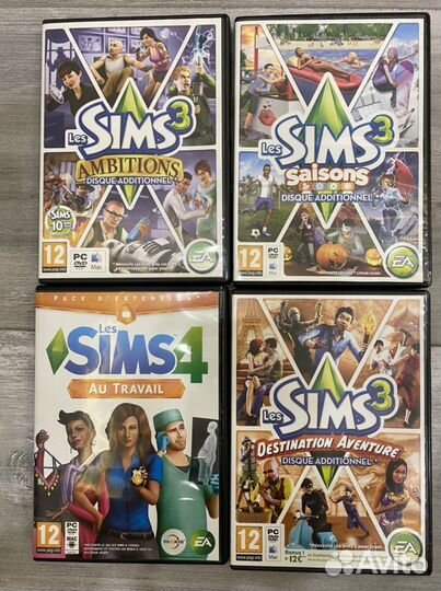 Компьютерная игра для пк Les Sims3 язык французски
