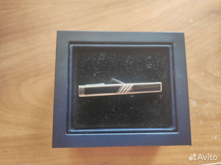 Зажим для галстука однотонный Henderson