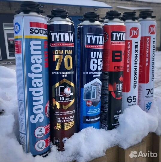 Пена монтажная титан