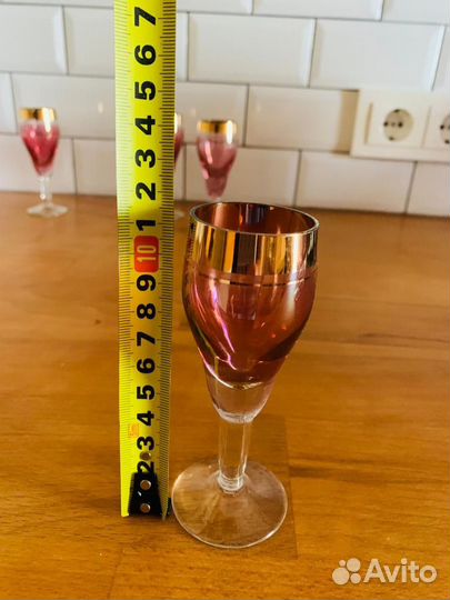 Рюмки цветное стекло СССР