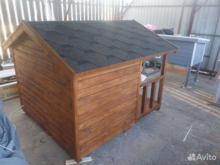 Будка для собаки утепленная