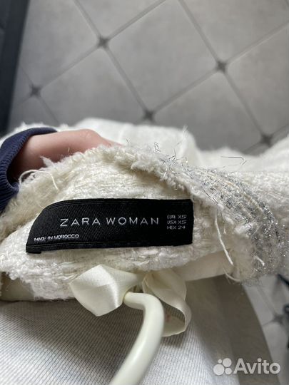 Твидовый жакет zara