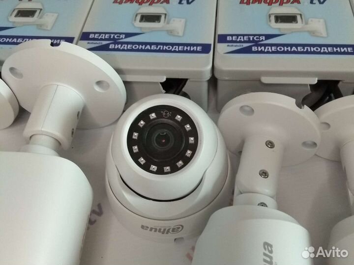 12 Камер видеонаблюдения 4Мп регистратор Dahua var